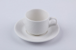 ALUMILITE TEA CUP AND SAUCER 177 C