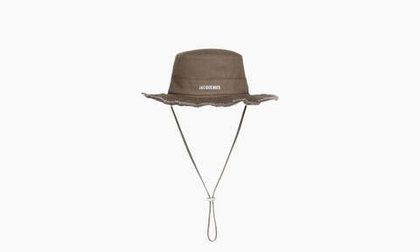 Jacquemus Le Bob Artichaut Large Brim Bucket Hat "Brown"