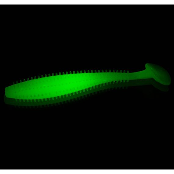 Виброхвост Helios Shaggy 5,12&#39;&#39;/13 см Phosphorus 5шт. (HS-18-041)