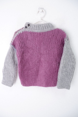 Свитер вязаный шерстяной на 8-9 лет