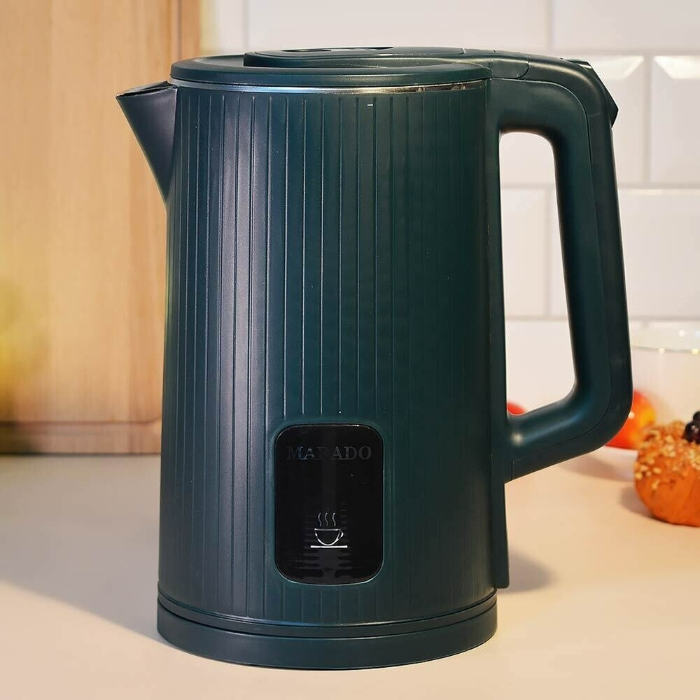 Чайник электрический 2,5л пластик (зеленый), MA-2354GN