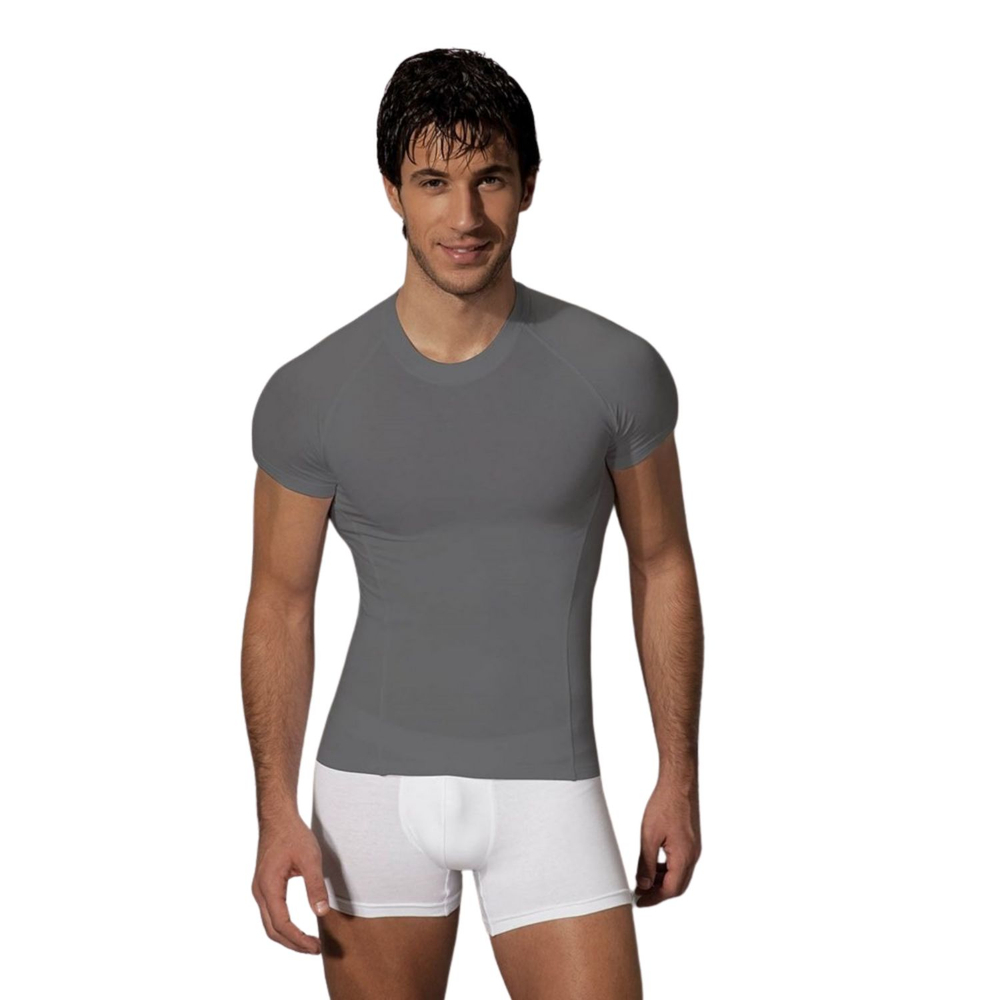 Футболка из хлопково-модальной ткани Doreanse Essentials (Размер: S) (Цвет: зеленый)