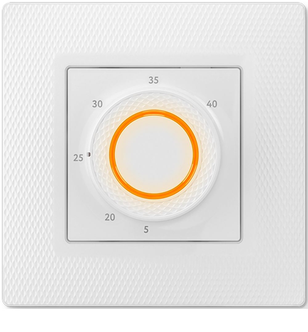 Терморегулятор ТЕПЛОЛЮКС 25 LumiSmart белый, цифровое управление