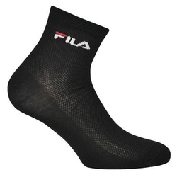 Теннисные носки Fila Quarter Mercerized Cotton 3P - black