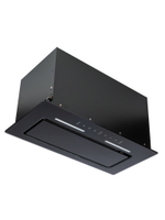 Вытяжка кухонная LedyDC-60GT (BLACK) черный, D150мм,1100м3/ч, полновстраиваемая, ИНВЕРТОРНЫЙ Мотор 110Ватт (Энергетическая эфф-ть класс А+), стекло 60см, сенсорное управление + управление жестами (MACBI)