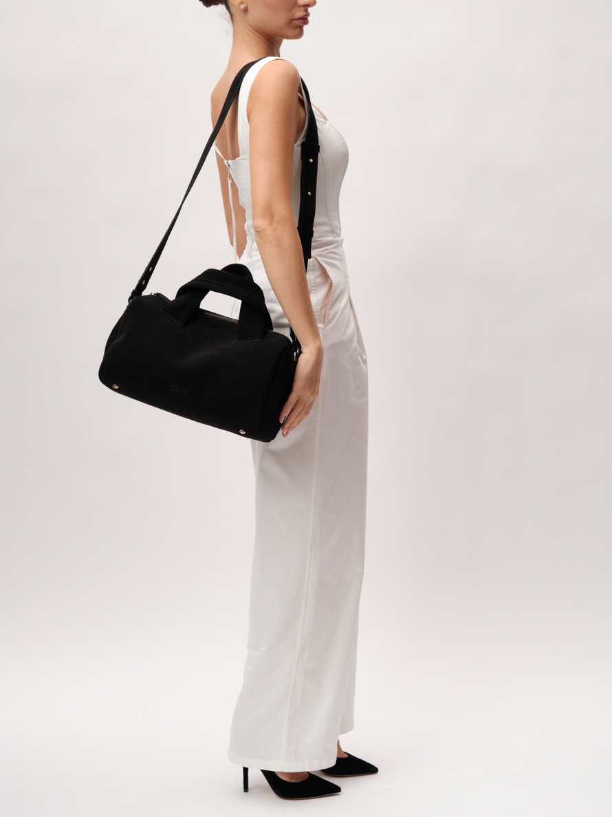 Замшевая сумка DBR 31378 черный