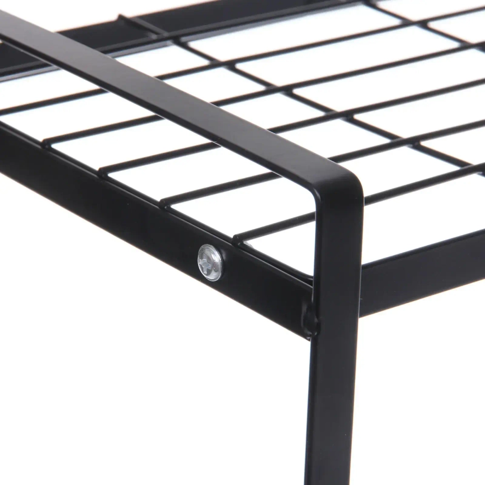 Полка металлическая универсальная «ФАНАДЕРО», цвет черный, 33*20.5*18.5см (лейбл)