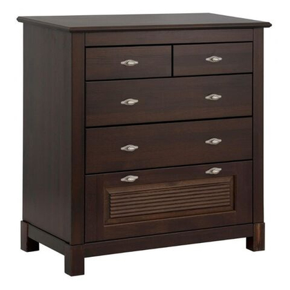 Комод, 97x98x48, Рауна 221, деревянный, 5 ящиков, колониал