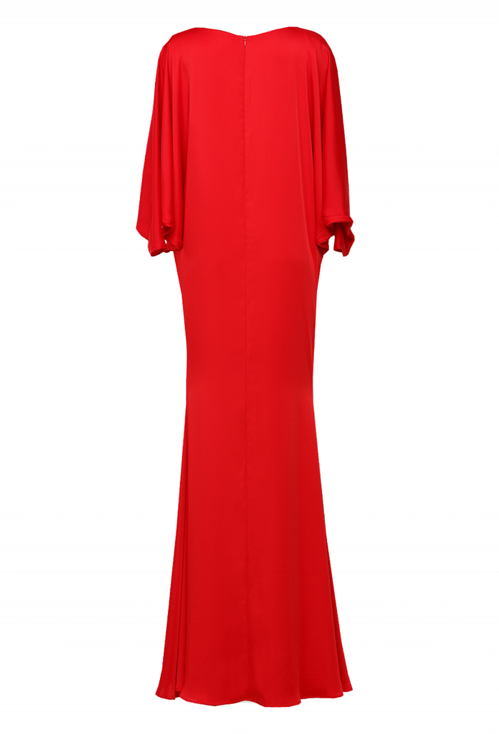 Вечернее платье красное с юбкой рыбка 31 -19FW