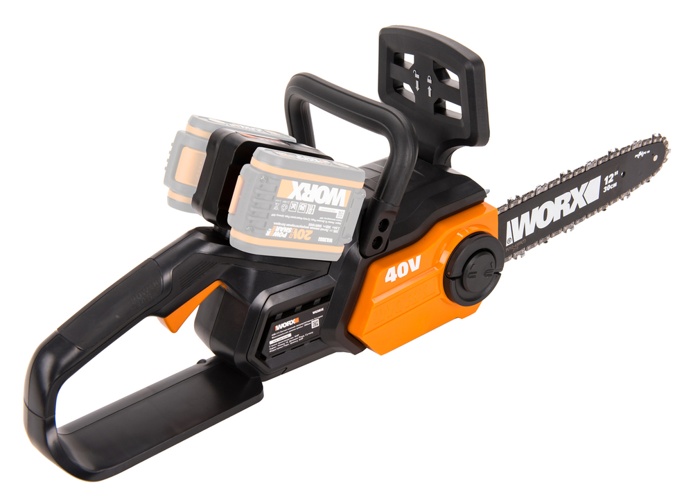 Цепная пила аккумуляторная WORX WG381E 40В 30см