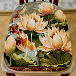 Сиденье из гобелена на стул "ДВ. КУВШИНКИ", размер 43*43см, Россия.