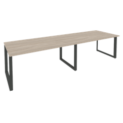 Onix Стол переговорный O.MO-PRG-2.4 Дуб Аттик/Металл Антрацит 3160*980*750