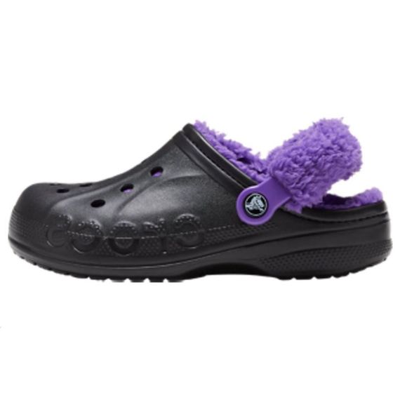 Crocs Classic 'Black Neon Purple'