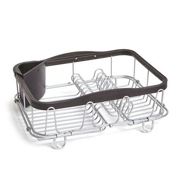 Сушилка для посуды sinkin, 28х14х47 см, черный, никель