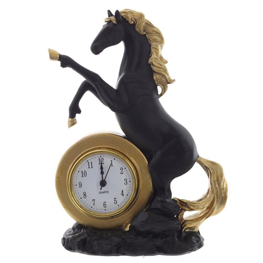 GAEM Фигурка декоративная "Лошадь" с часами (AAAx1 н/п), L16 W7,5 H23 см