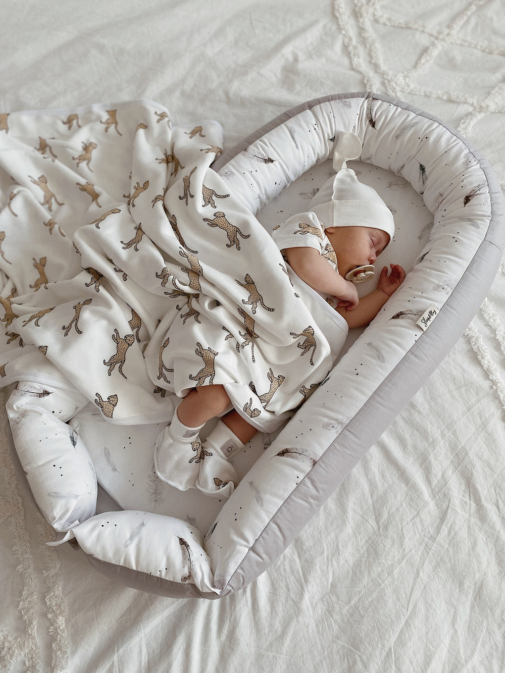 Двусторонний плед Mjölk Гепарды