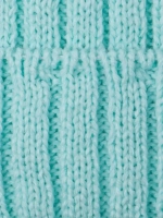 Шапка детская осенняя с завязками и помпонами