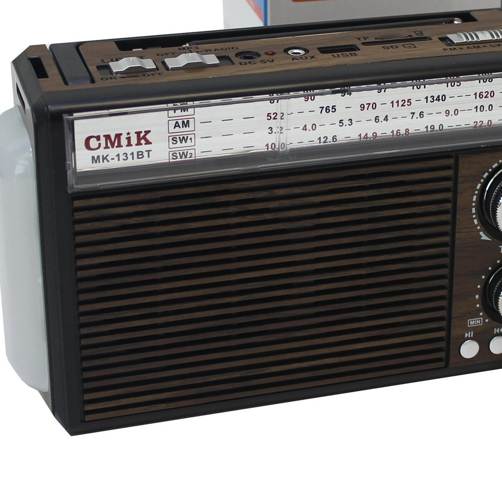 Радиоприемник с MP3 плеером,Bluetooth +фонарь MK-131BT
