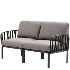 Уличный модульный диван Komodo 2, серый