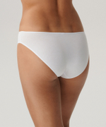 Женские трусы слипы спорт Atlantic, набор 3 шт., хлопок, белые, Basic 3BLP-580