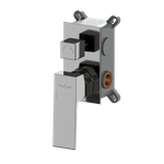 Душевая система 35к MIXLINE ML42-083 "Pure" лейка "Тропический душ" встраиваемая  ХРОМ