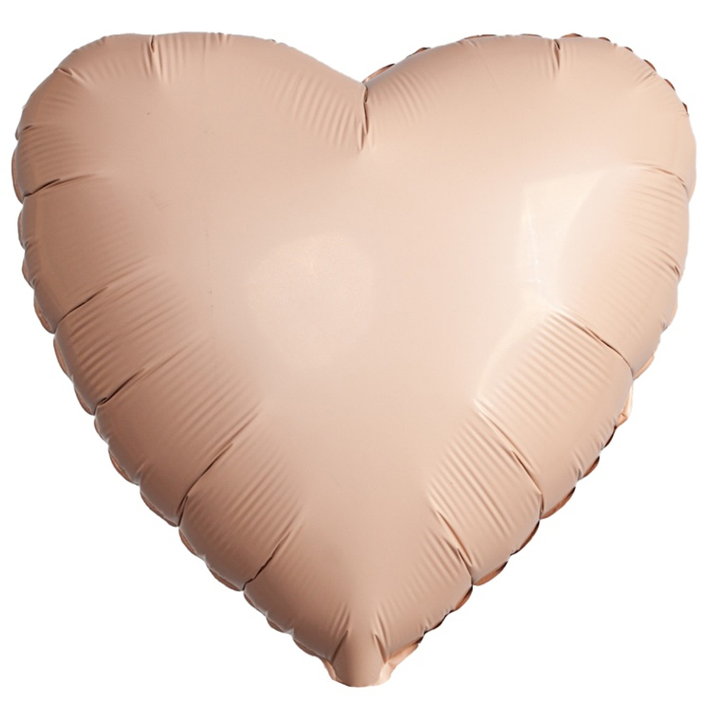 Шар фольгированный Сердце 46 см (Розовый)