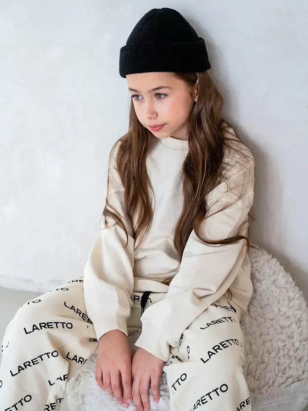 Спортивный костюм для девочки, свитшот и брюки