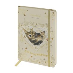 Bloknot \ Блокнот \ Notebook  Записная книжка "Megapolis Journal" А5, 100 л. на резинке, "Просто любовь", линейка