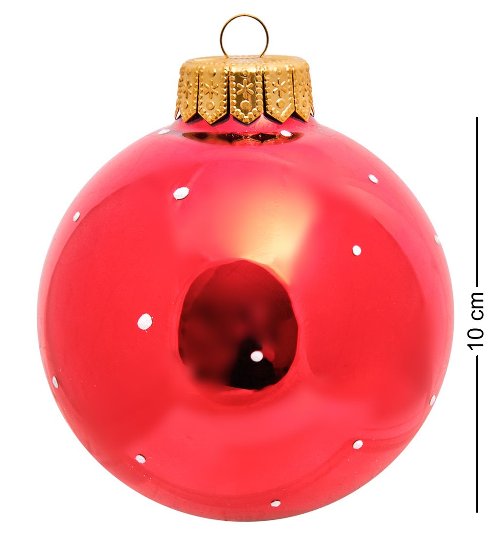 Элита НФШ-1342 Ел. украшение Шар «Дед Мороз с бычком» 100 мм