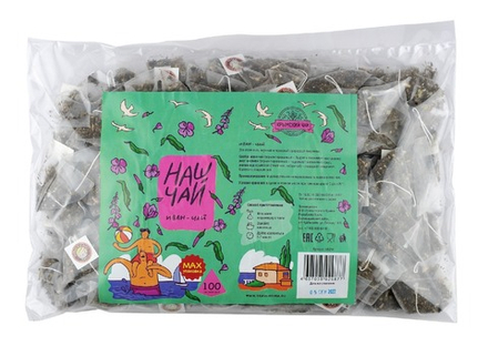 Наш чай "Иван-чай" 100 пирамидок, ТМ ТРАВЫ ГОРНОГО КРЫМА