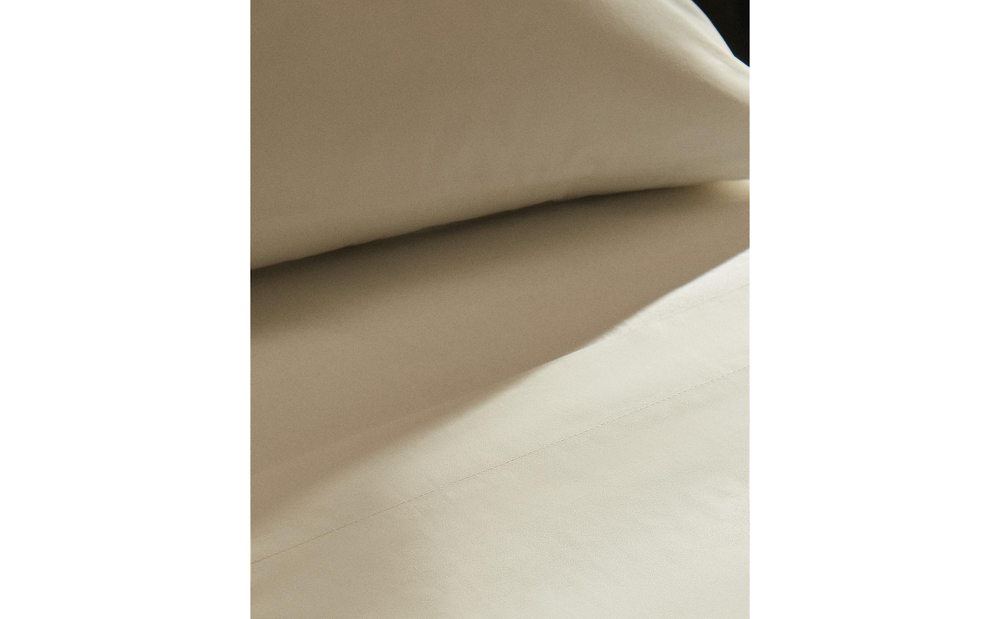 Простыня Zara Home перкаль, хлопок 100%, однотонный, 0020/089