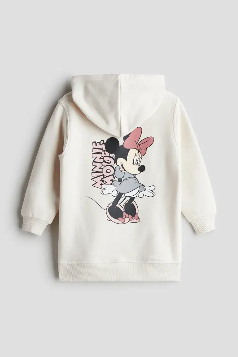 H&M Платье-толстовка с капюшоном, белый