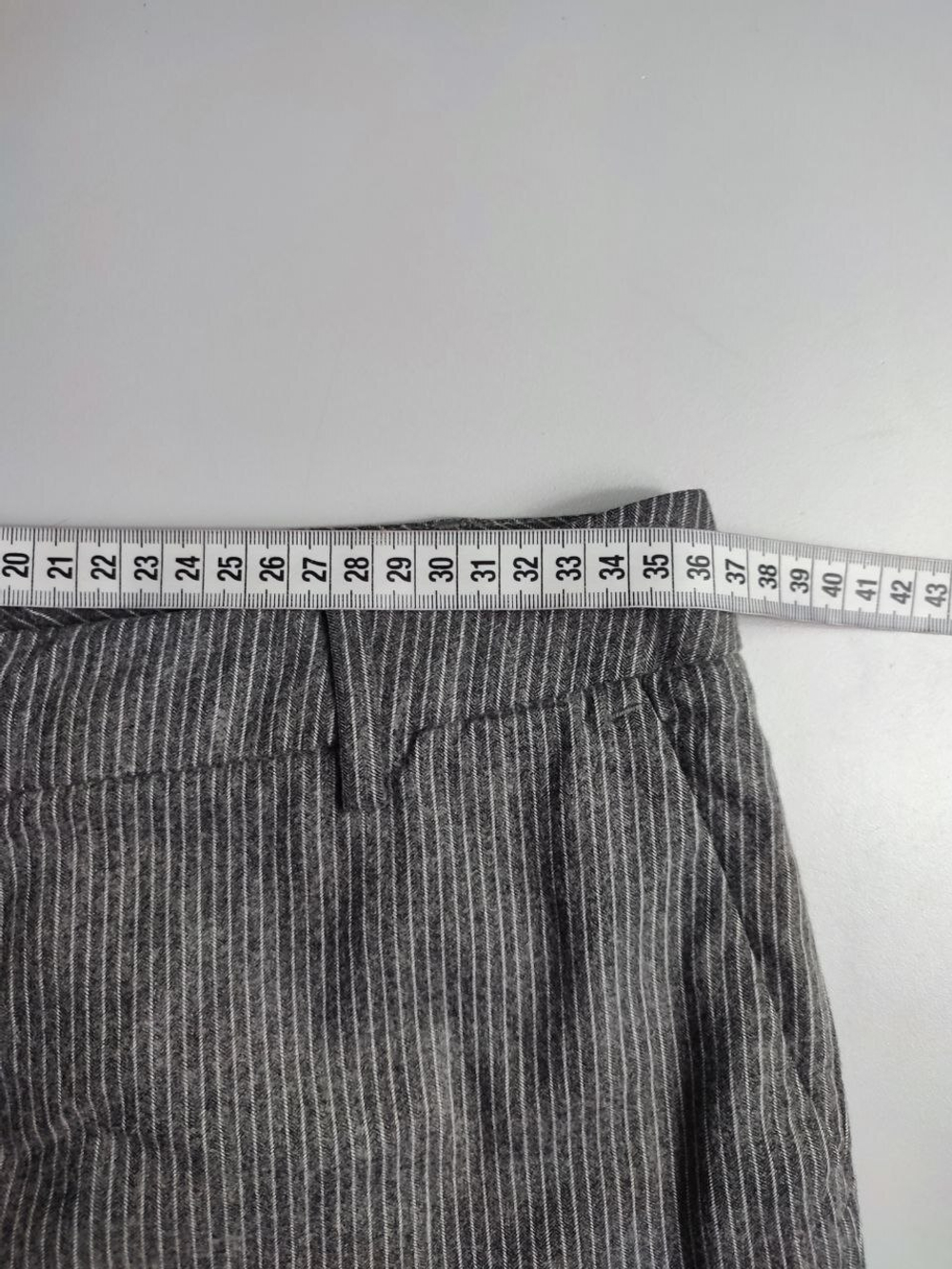 Брюки 19 70 стильные с шерстью в составе 44 размер