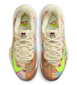 Женские Кроссовки теннисные Nike Court Air Zoom GP Turbo Osaka - coconut milk/volt/gum lighi btown/sesame
