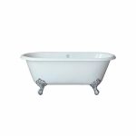 Ванна чугунная Magliezza Patricia 168x76.5 белая/ножки хром