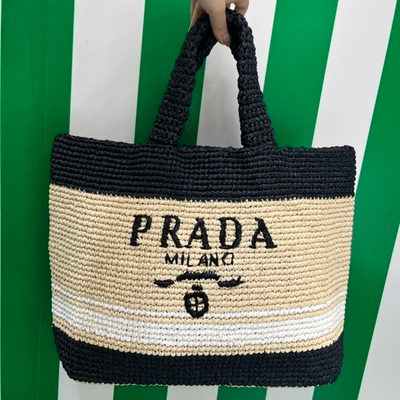 Prada Large Crochet Tote 40 cm
