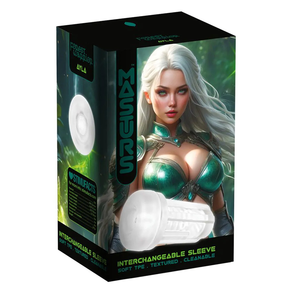 Сменная насадка для интерактивного мастурбатора Лесная воительница Айла Masturs Ayla Forest Warrior Vervangings Sleeve
