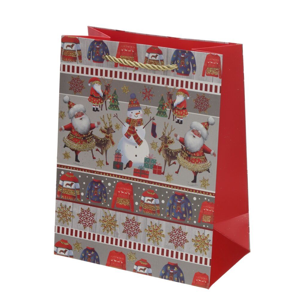 GAEM Пакет подарочный S (бумага 210г/м2, блок 12шт), L18 W10 H23 см, 4в.