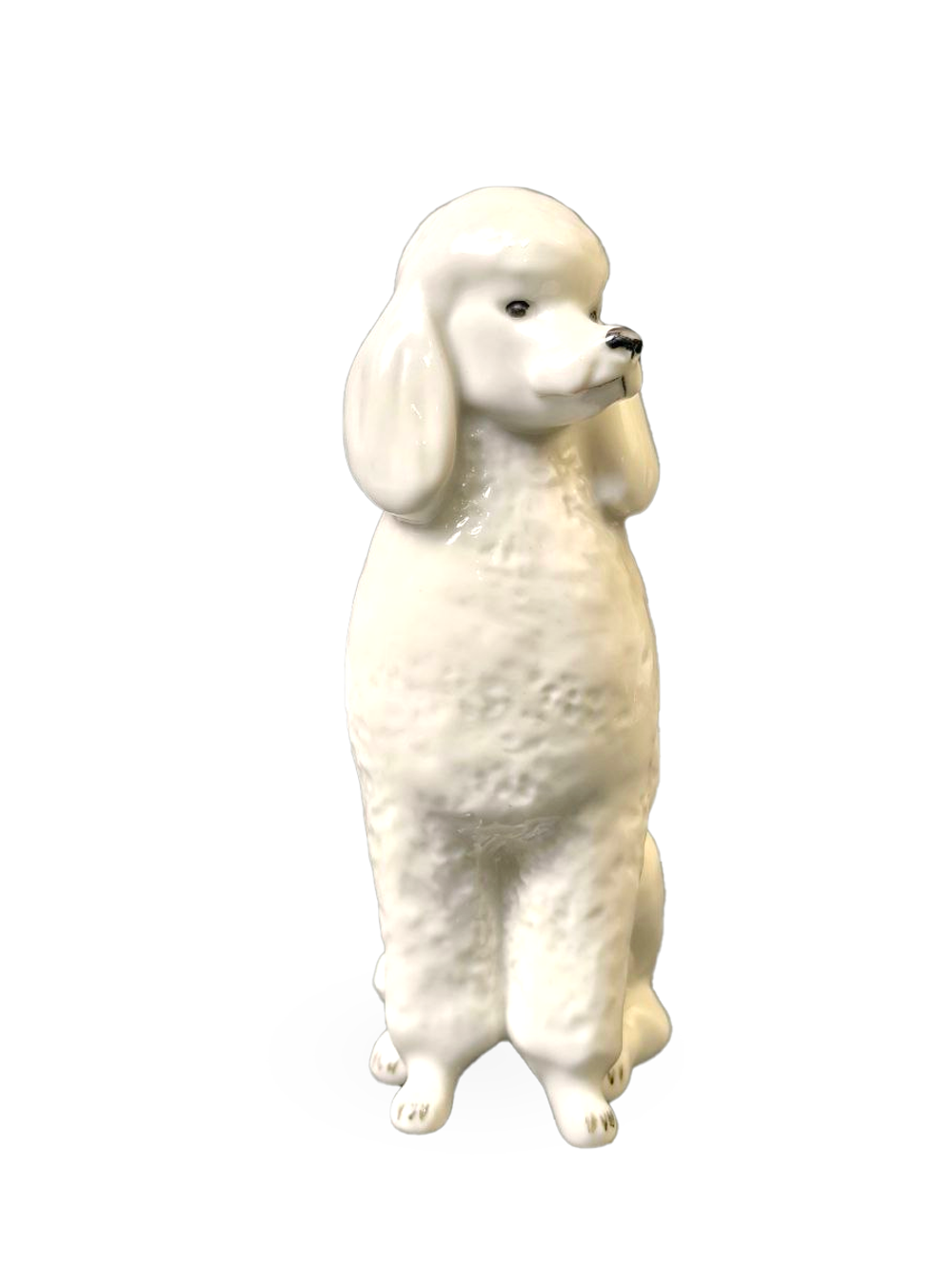 Фарфоровая статуэтка "Пудель" ЛФЗ