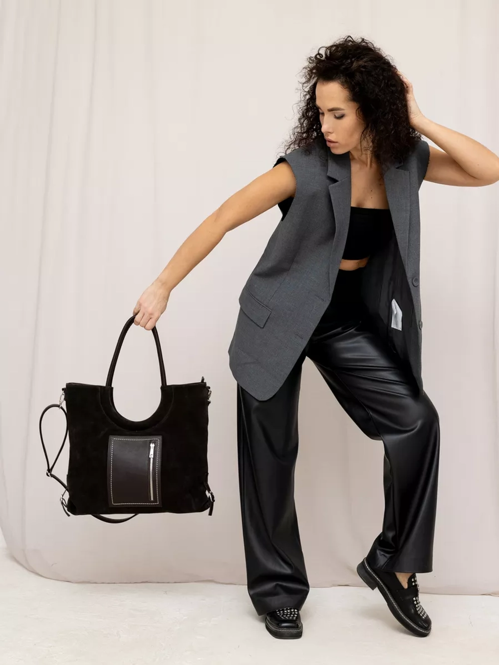 сумка через плечо большая шоппер