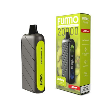 Fummo Nova Ultra Зелёный виноград 20000 затяжек 20мг (2%)