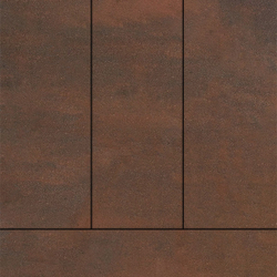 Тротуарная плитка ПРЯМОУГОЛЬНИК 900х300 мм - Листопад гладкий Клинкер