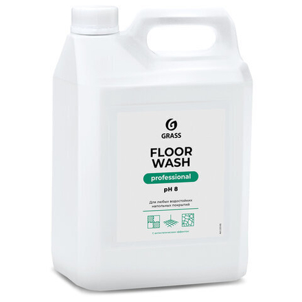 Средство для мытья пола 5,1 кг GRASS FLOOR WASH, нейтральное, низкопенное, концентрат, 125195