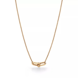 Подвеска из жёлтого золота 18k,Tiffany 💠Hard Wear Small double Link
