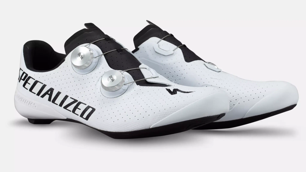 Велотуфли шоссейные S-works Torch white team