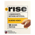 Rise Bar, Протеиновый батончик, миндальный мед, 12 батончиков по 60 г (2,1 унции)
