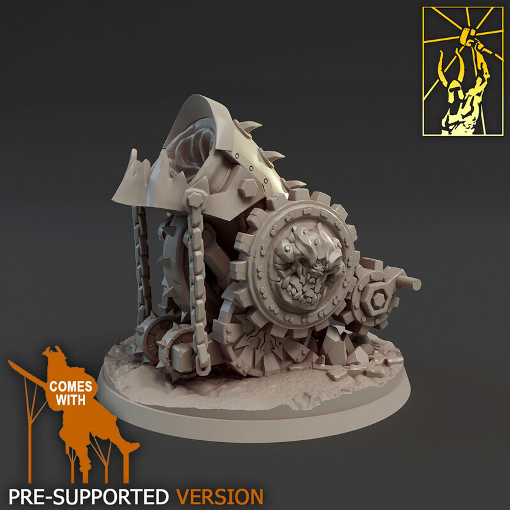 Grand Alliance Chaos Slaves to Darkness Hellcannon миниатюра для dnd, днд, pathfinder, фентези, Настольная игра, НРИ, Варгейм, РПГ