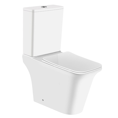 Унитаз-компакт Azario AVERO 660x360х820 напольный, безободковый с бачком и сиденьем микролифт (AZ-3121)