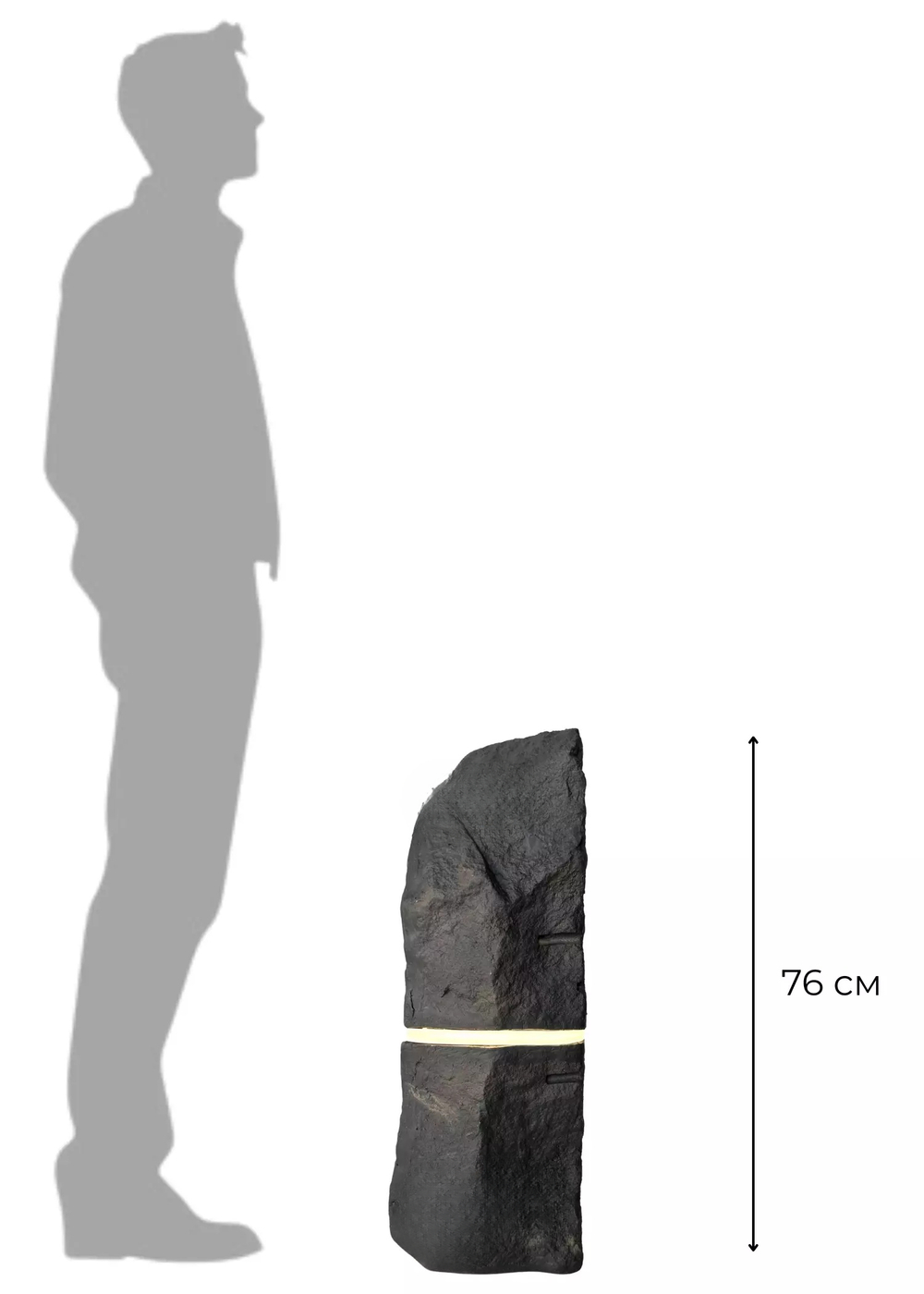 Камень искусственный (C) 76*28*19см