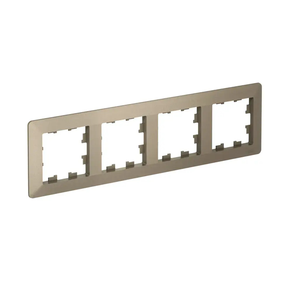 ATLASDESIGN AIR 4-постовая РАМКА, ШАМПАНЬ/дымчатый черный